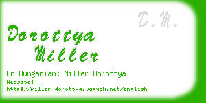 dorottya miller business card